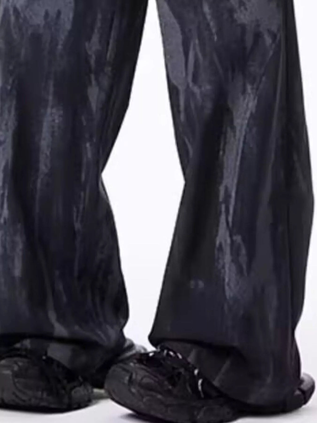 Men's Drawstring Wide-Leg Tie-Dye Casual Pants