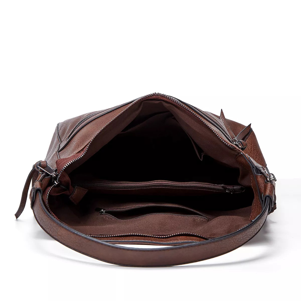 PU Leather Hobo Shoulder Bag