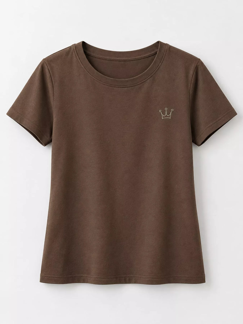 Full Size Crown Long Sleeve T-Shirt Plus Size