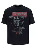 Men's Vintage Graphic Oversized T-Shirt - Black