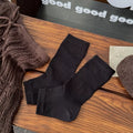 Stirrup Textured Socks - Black