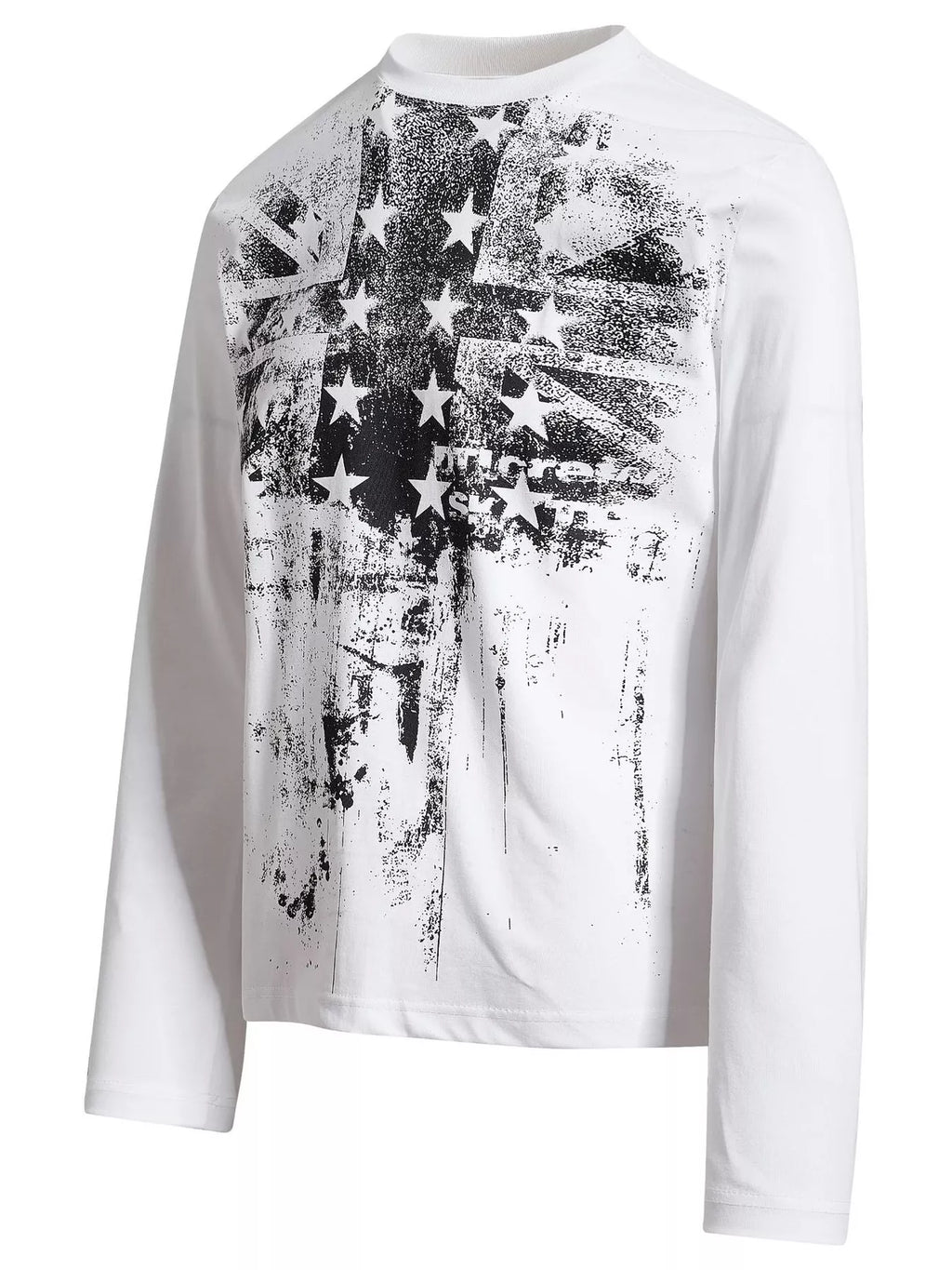 Men's America Flag Graphic Long Sleeve T-Shirt